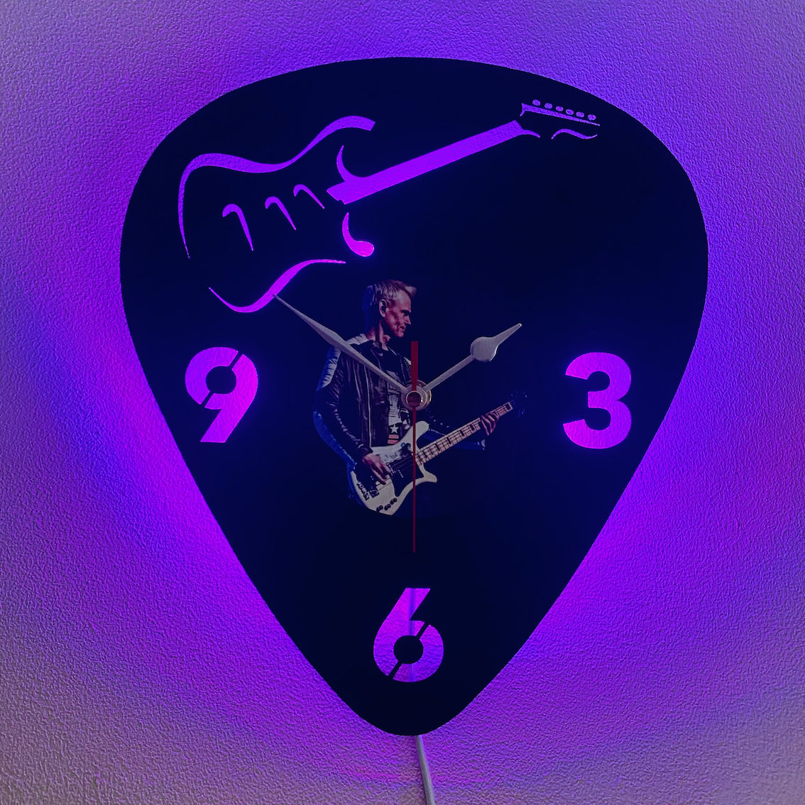 Plectrum clock, Add Your Own Picture!