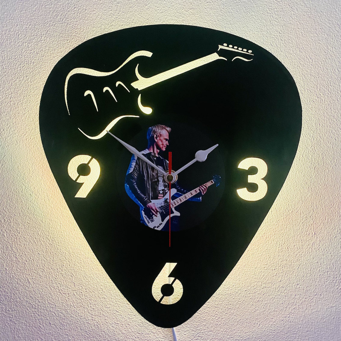 Plectrum clock, Add Your Own Picture!