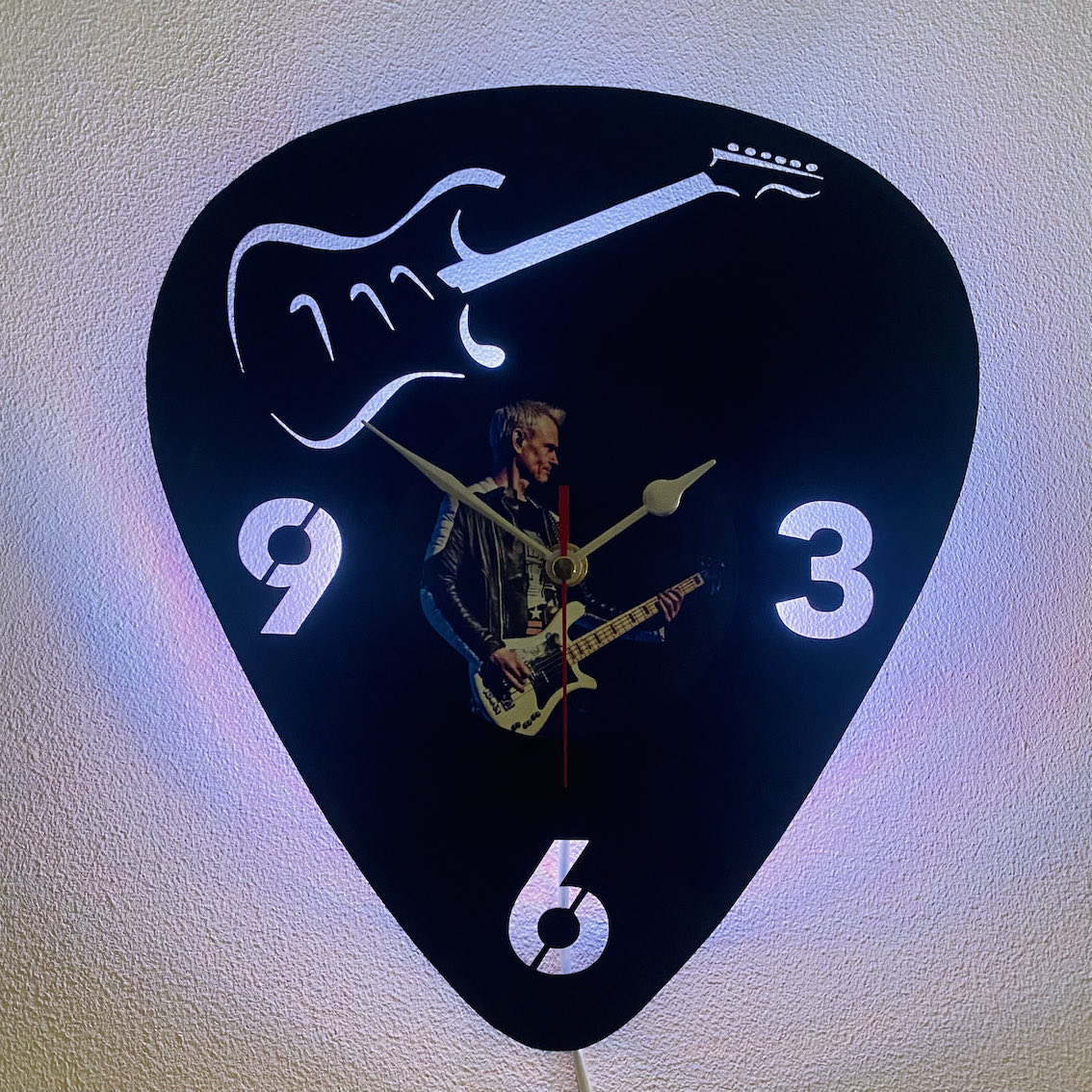 Plectrum clock, Add Your Own Picture!