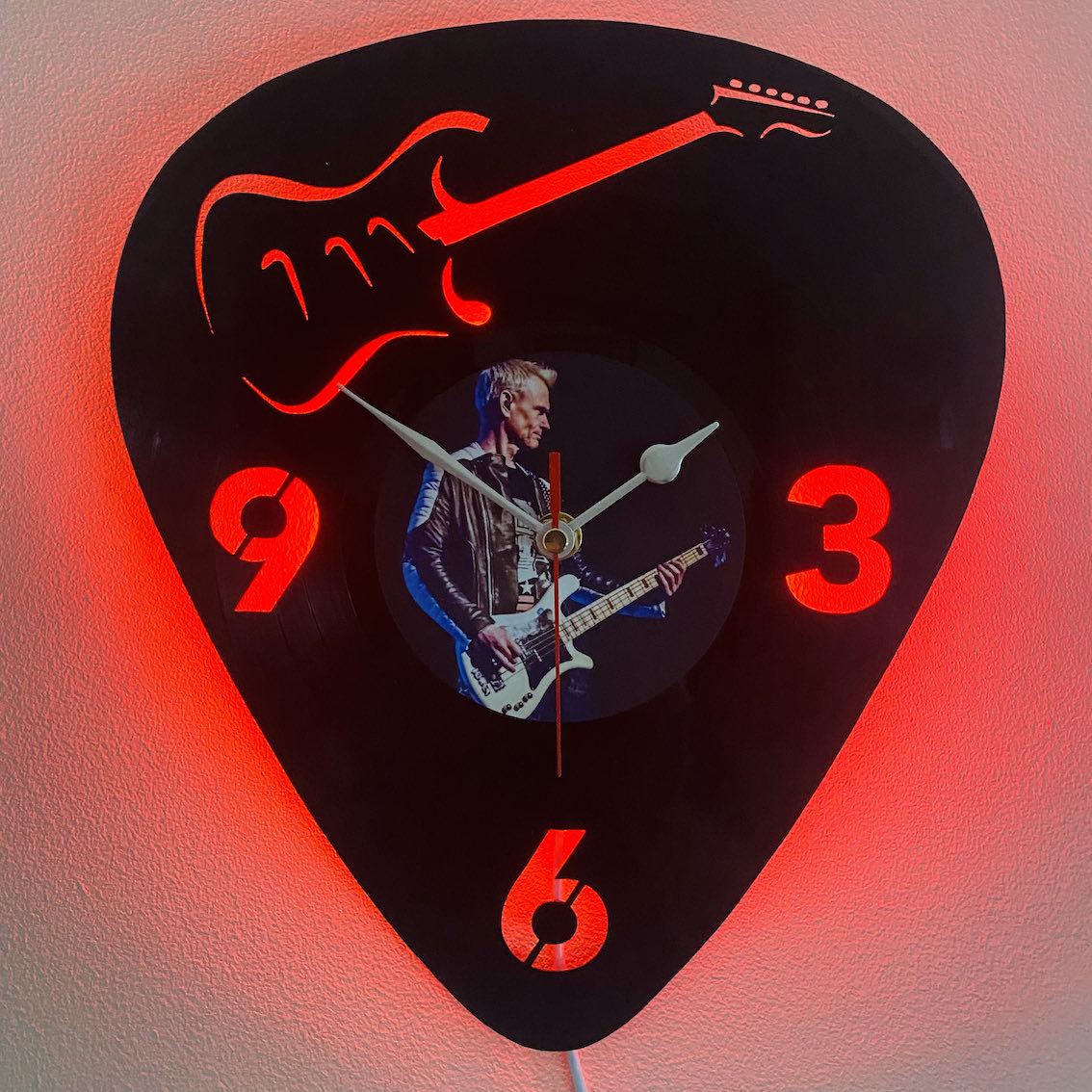Plectrum clock, Add Your Own Picture!