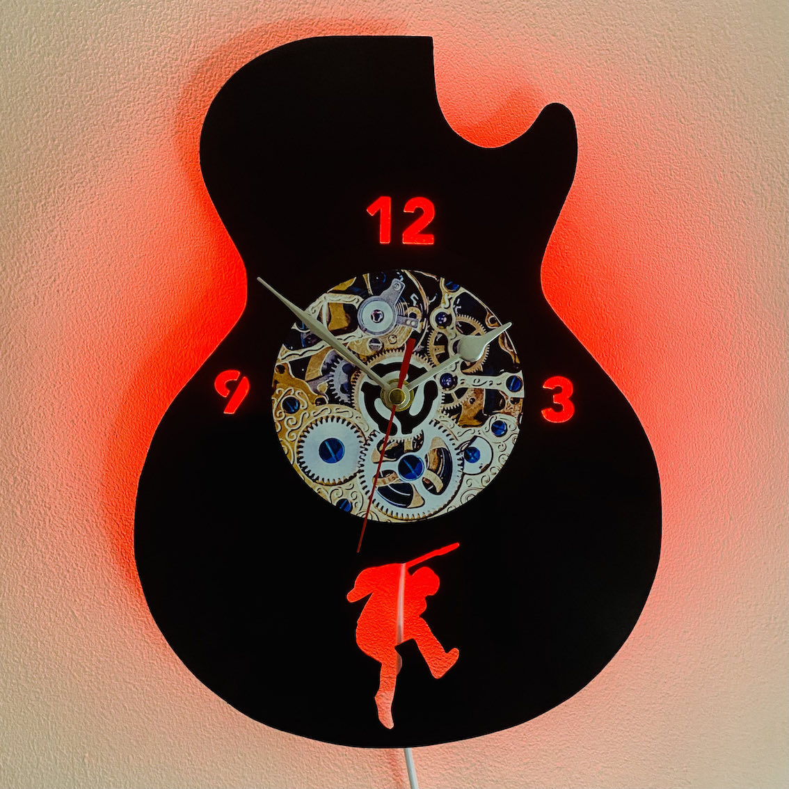 Guitar clock, Add Your Own Picture!