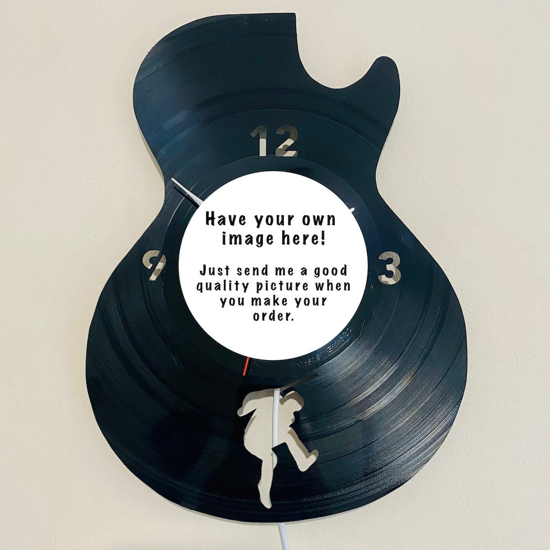 Guitar clock, Add Your Own Picture!