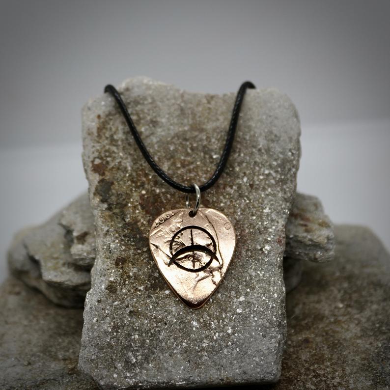 U2 Guitar picks, Coin Necklace, Plectrum Key Chain