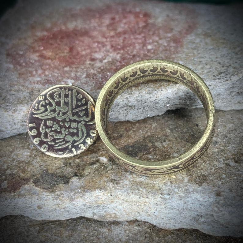 Tunisian 100 Millimes  Ring